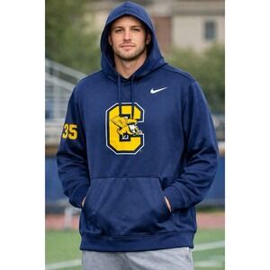 Nike Therma-Fit Hoodie Men's 2XL Pullover Training Dark Navy Blue